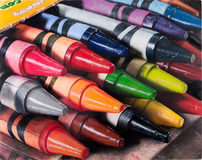 Nineteen Crayons in a box - Cesar Santander
